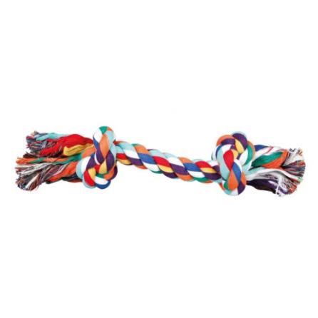 Trixie játszókötél kutyáknak 2 csomóval 37 cm többszínű 3273