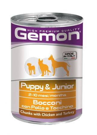 Gemon Dog Puppy&Junior konzerv 415gr