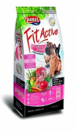 FitActive Puppy & Junior hipoallergén Lamb, Apple & Rice 15 kg